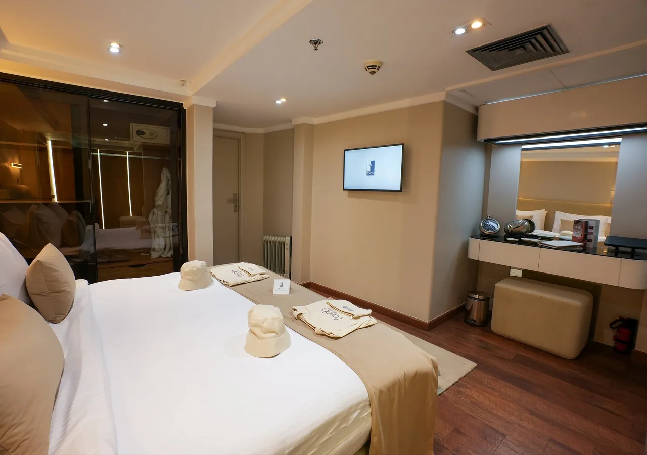 Cabin aboard the Farah Nile Cruise Nile cruise